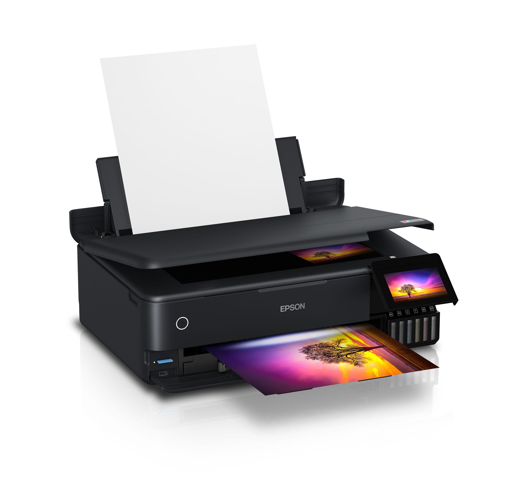 EPSON EcoTank ET-8550 MFP colour inkjet refillable A3 16ppm Print USB LAN Wi-Fi Black