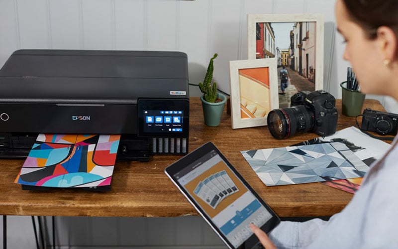 EPSON EcoTank ET-8550 MFP colour inkjet refillable A3 16ppm Print USB LAN Wi-Fi Black