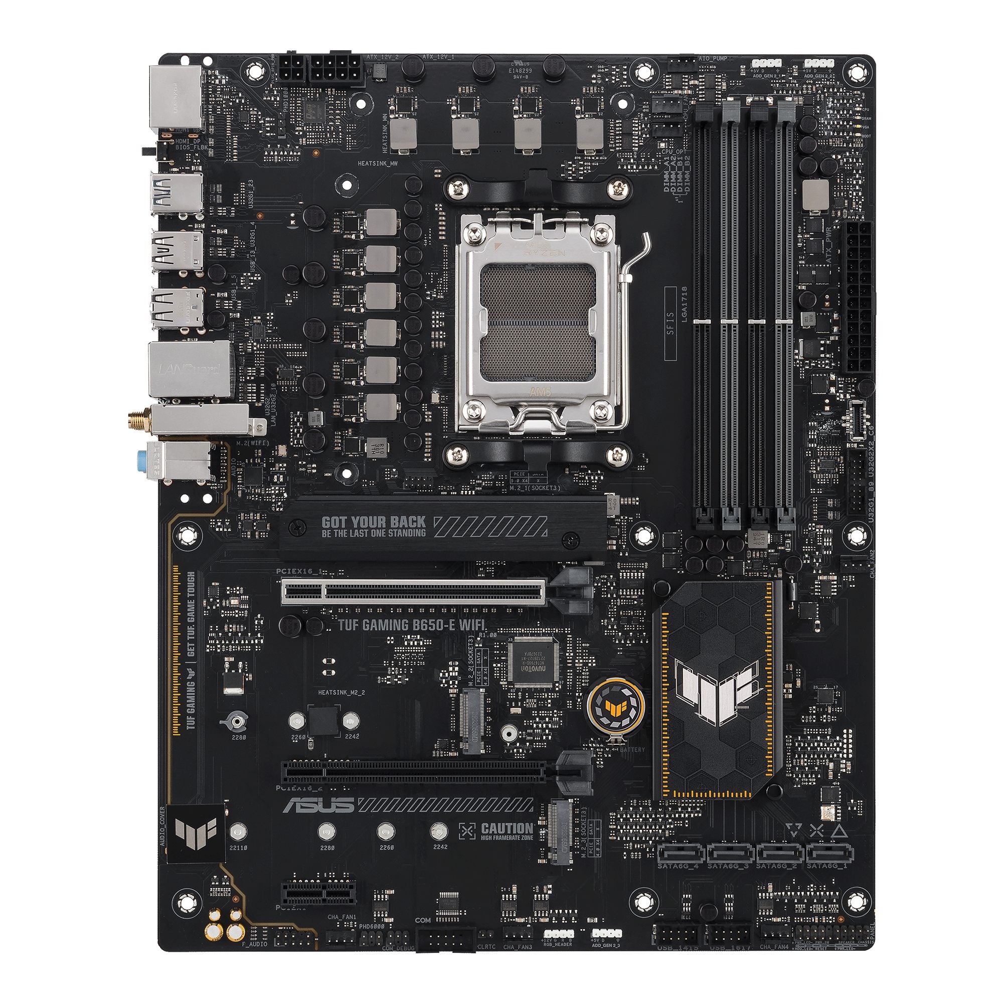 ASUS TUF GAMING B650-E WIFI AM5 4xDDR5 ATX 4xSATA MB 1xHDMI 1xDP 3xM.2