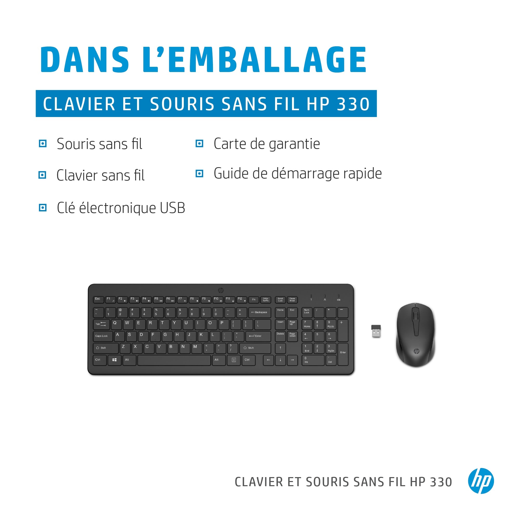 HP 330 Wireless Mouse+Keyboard Combina