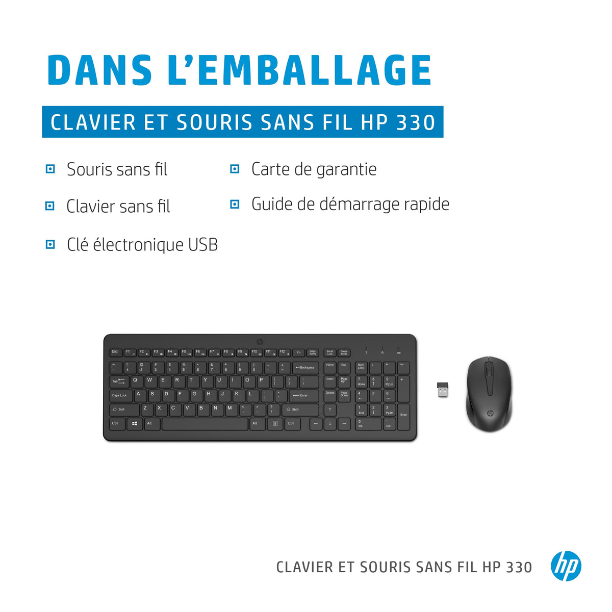 HP 330 Wireless Mouse+Keyboard Combina