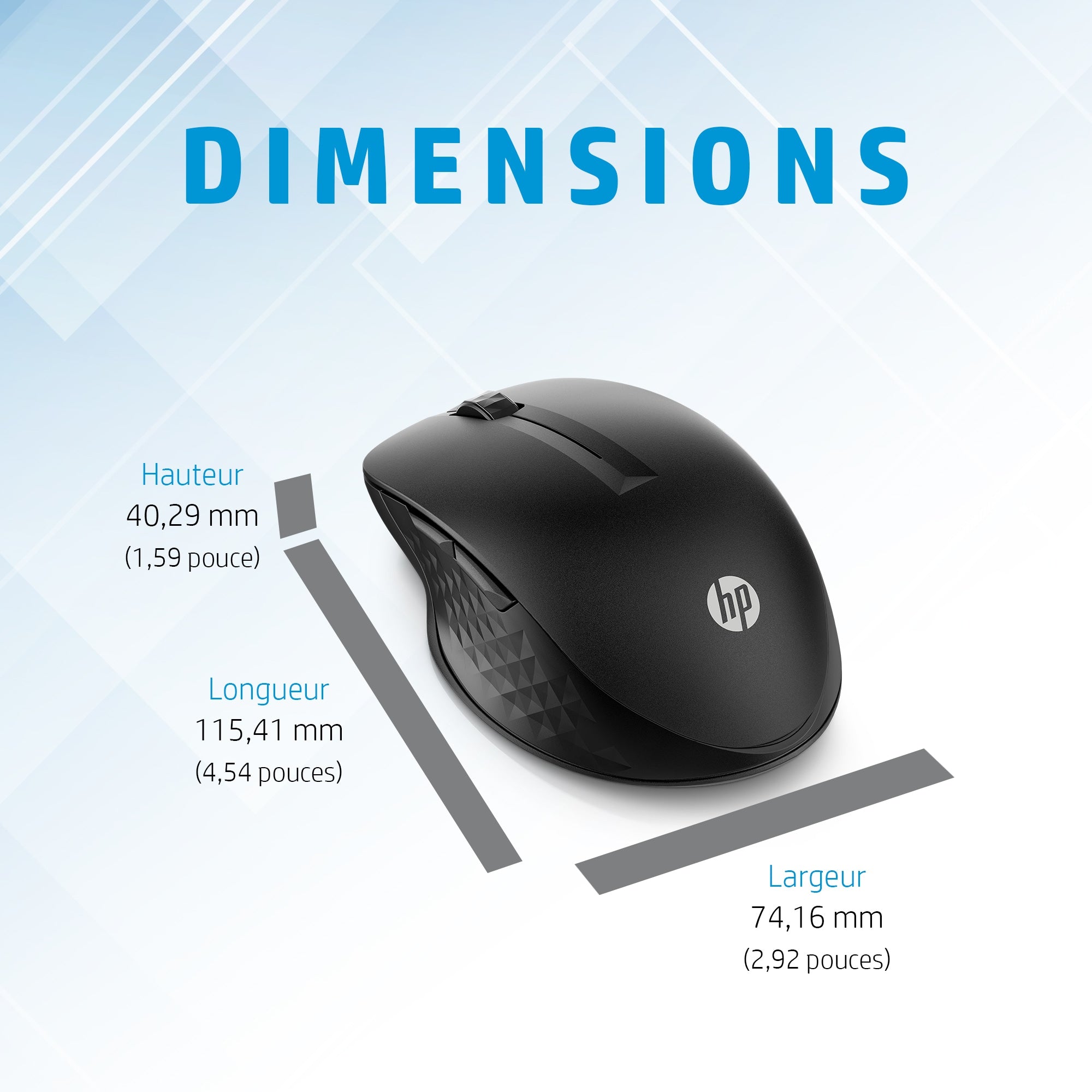 HP 430 MltDvc WRLS Mouse EMEA-INTL EN Lo