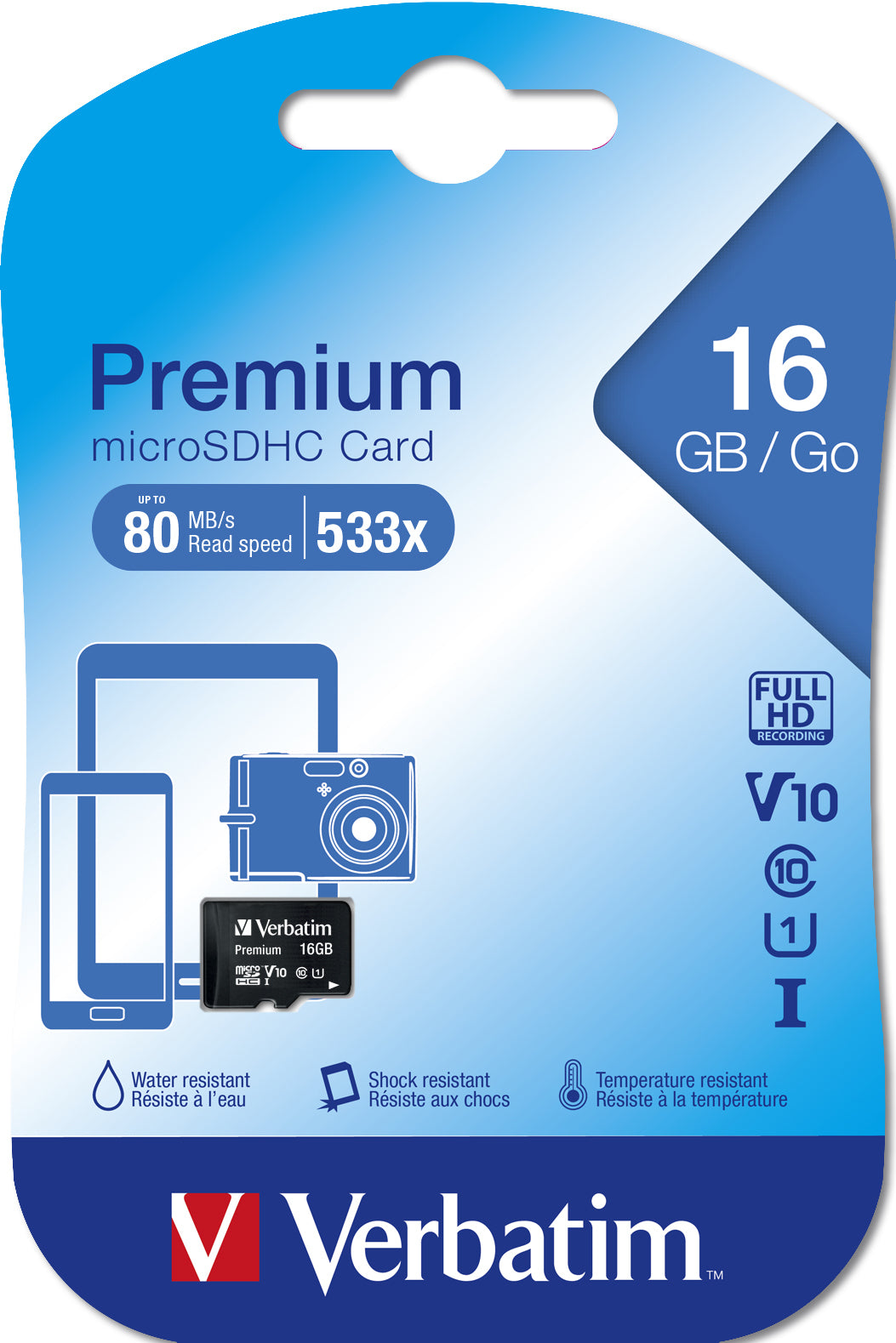 SecureDigital/16GB micro SDHC Class 10