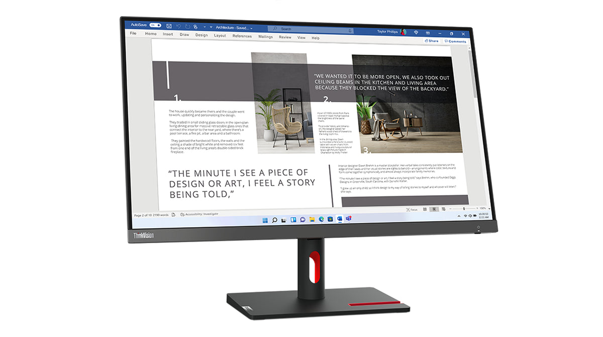 LENOVO ThinkVision S27i-30 27p IPS FHD 1920x1080 HDMI VGA 3Y