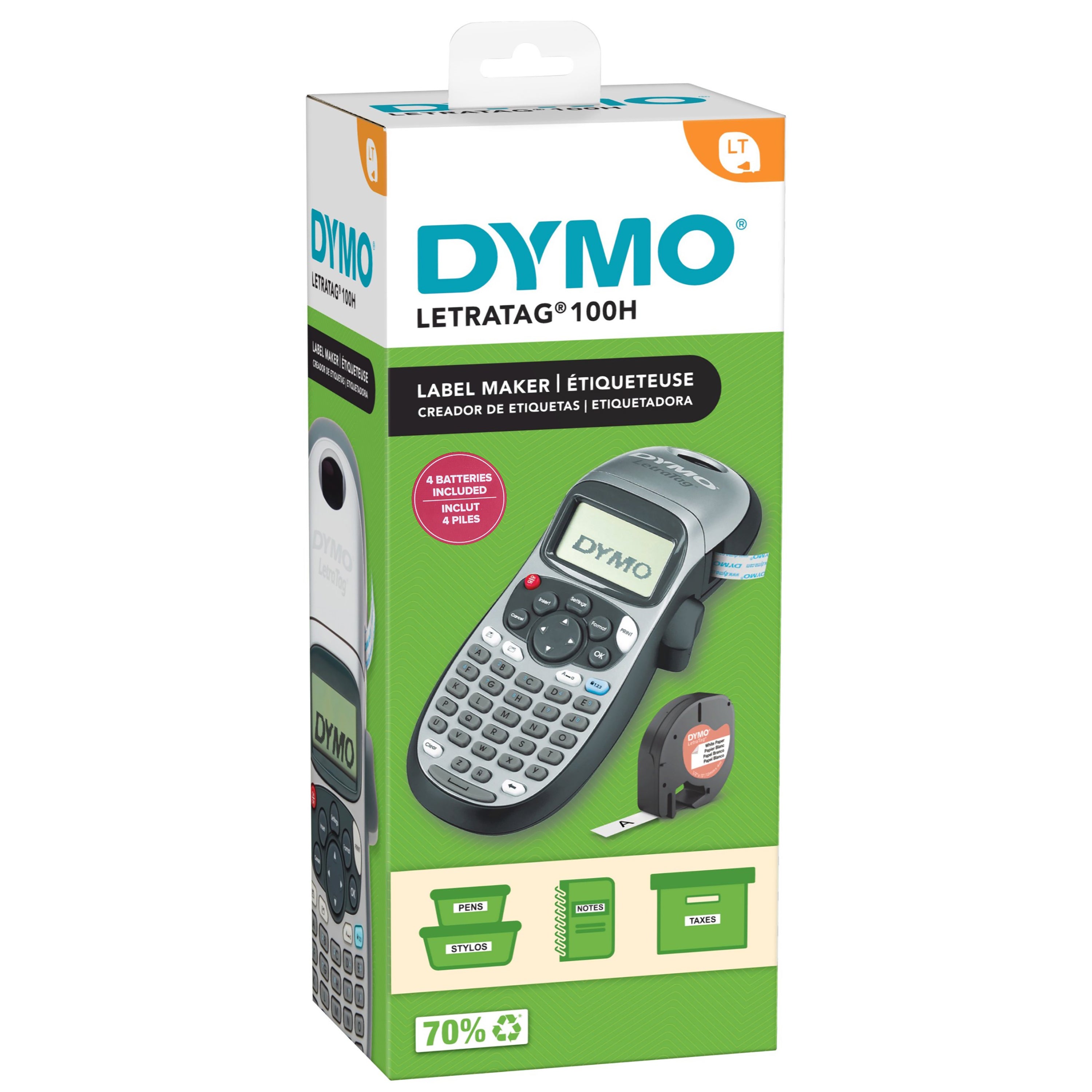 DYMO Etiqueteuse LetraTag LT-100H silver