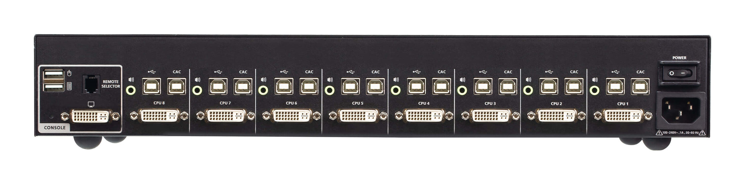 ATEN CS1188D4C Switch KVM Sécurisé niveau Militaire DVI / USB 8 Ports (PSDPP4)