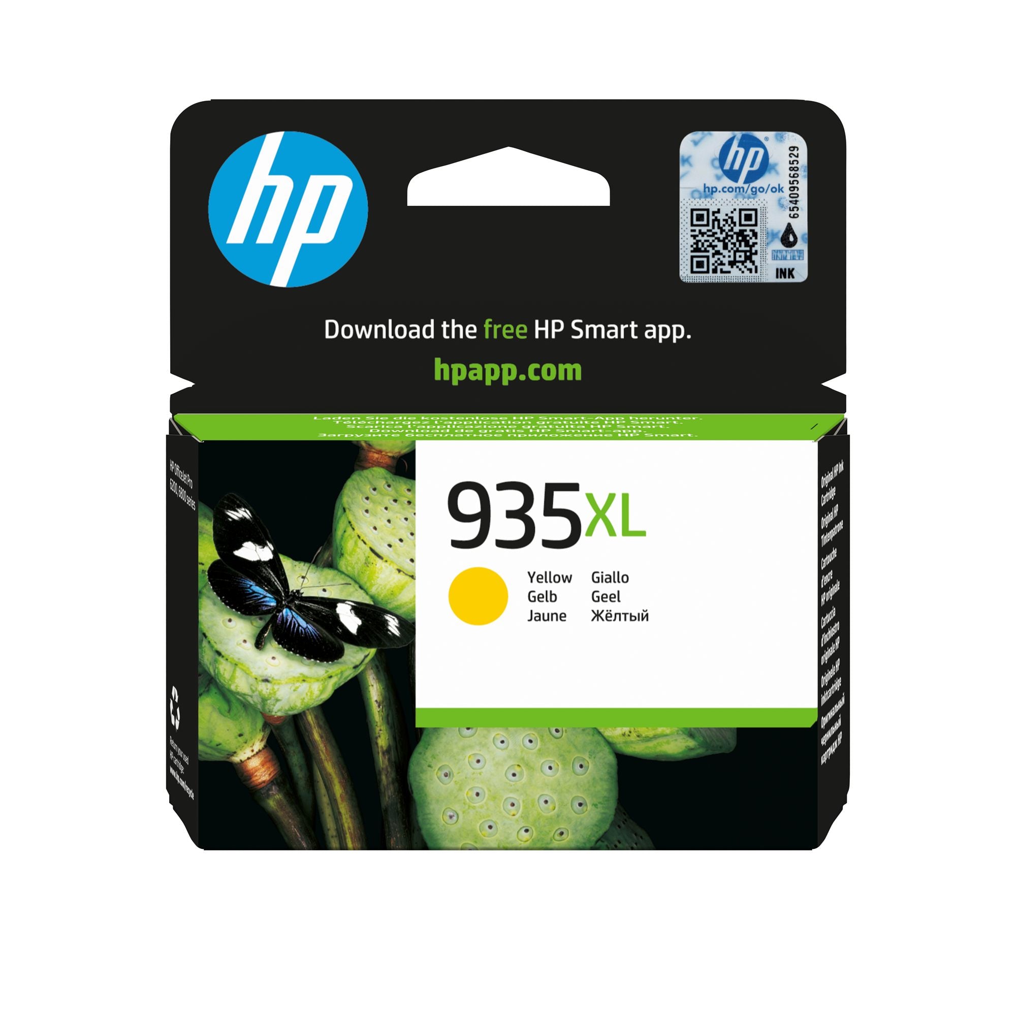 HP 935XL original Ink cartridge C2P26AE BGX yellow high capacity 825 pages 1-pack