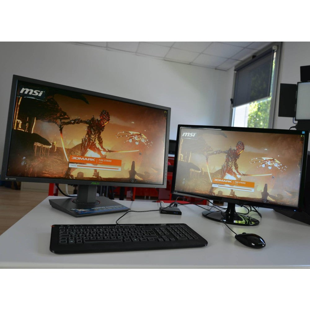 Techly IDATA HDMI2-4K2 Répartiteur HDMI 2.0 4K@60Hz 1x2 Actif