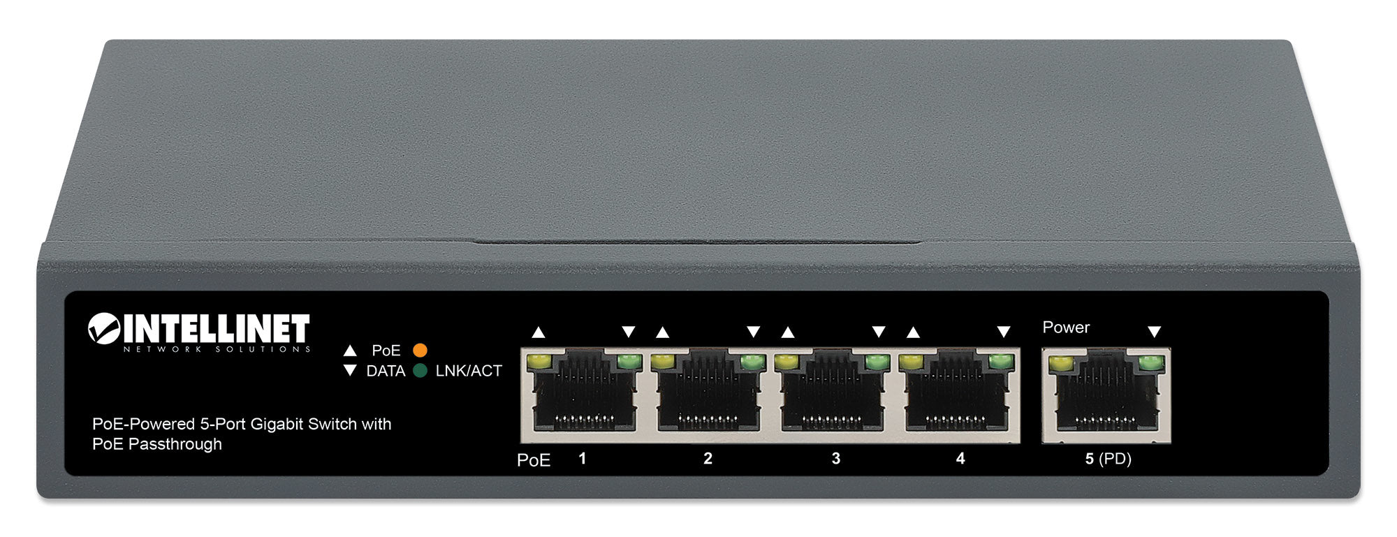 Intellinet 561808 commutateur réseau Gigabit Ethernet (10/100/1000) Connexion Ethernet, supportant l'alimentation via ce port (PoE)