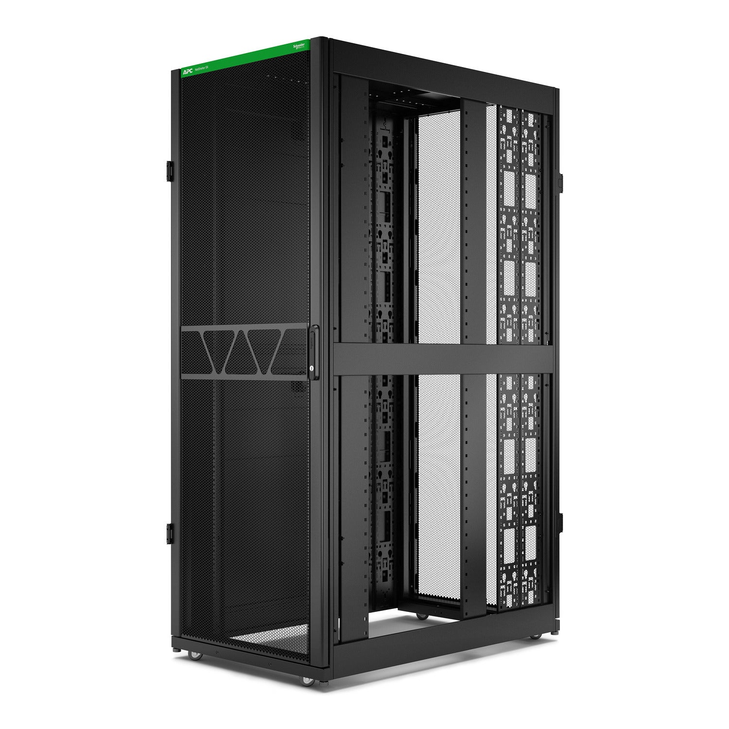 APC NetShelter SX Gen 2 Rack cabinet 1991H x 750W x 1200D mm with sides floor-standing Black 42U 19 TAA Compliant