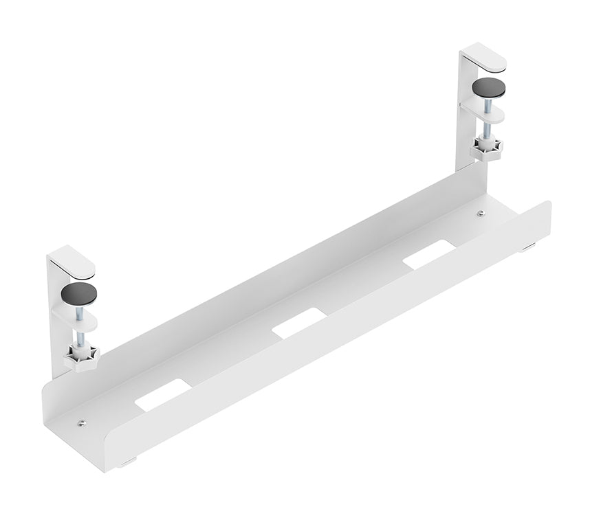 NEOMOUNTS Cable Management Tray max 5kg. clamp-on design universal white