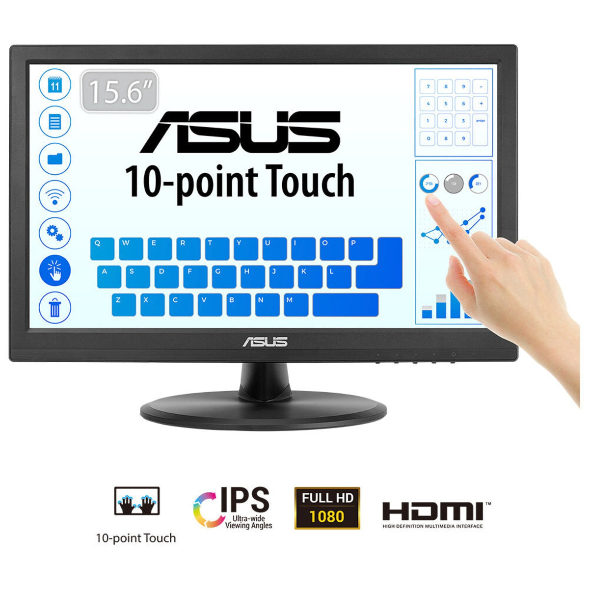 Pantalla tactil 15.6" portatil