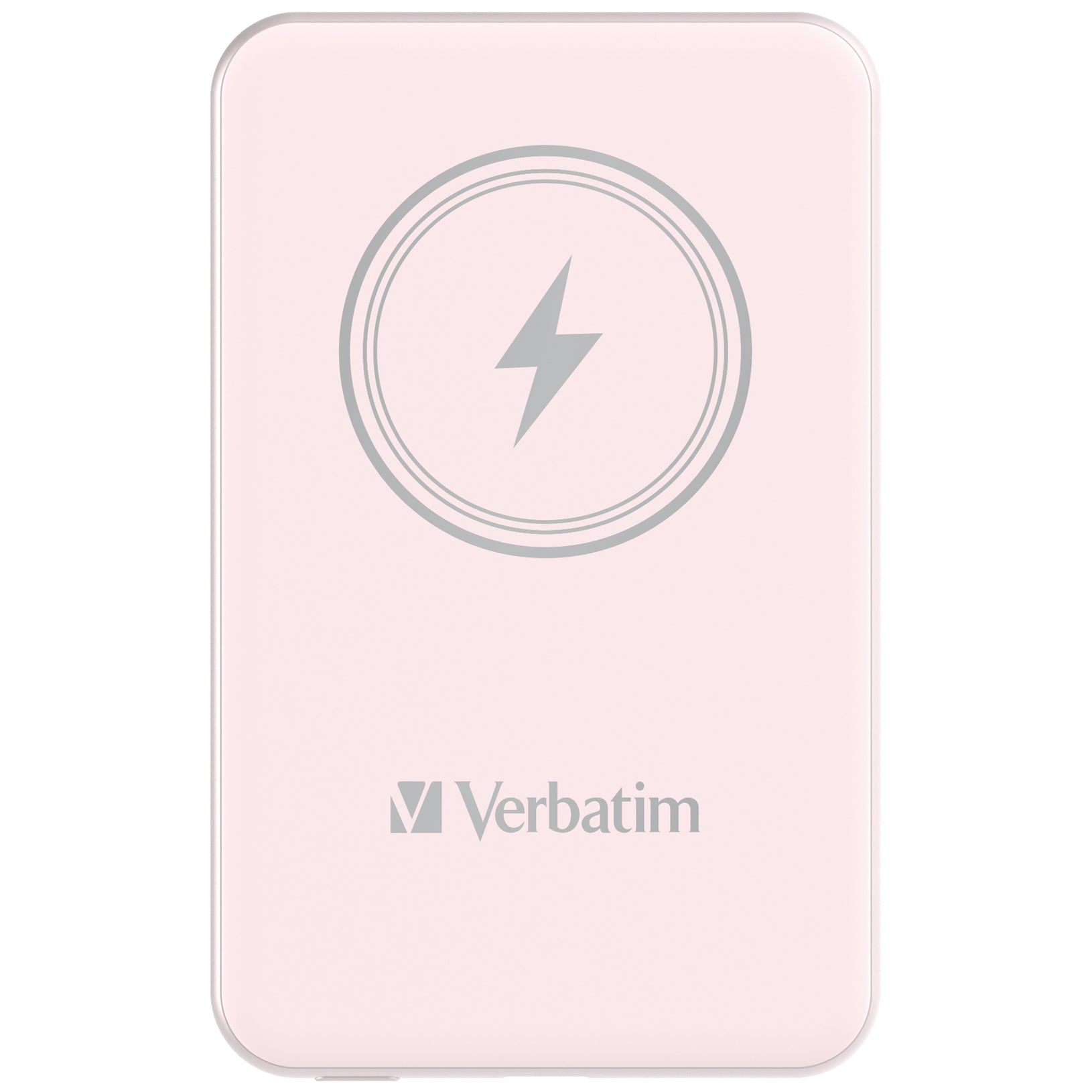 VERBATIM CHARGE N GO MAGNETIC WIRELESS POWER BANK 5000 PINK WCF (P)