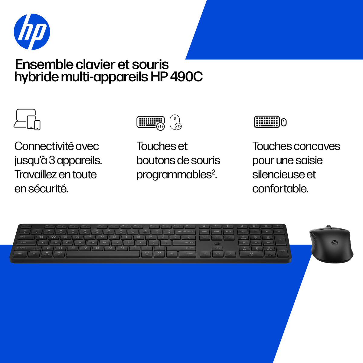 HP Mouse KB Combo 490C-EURO