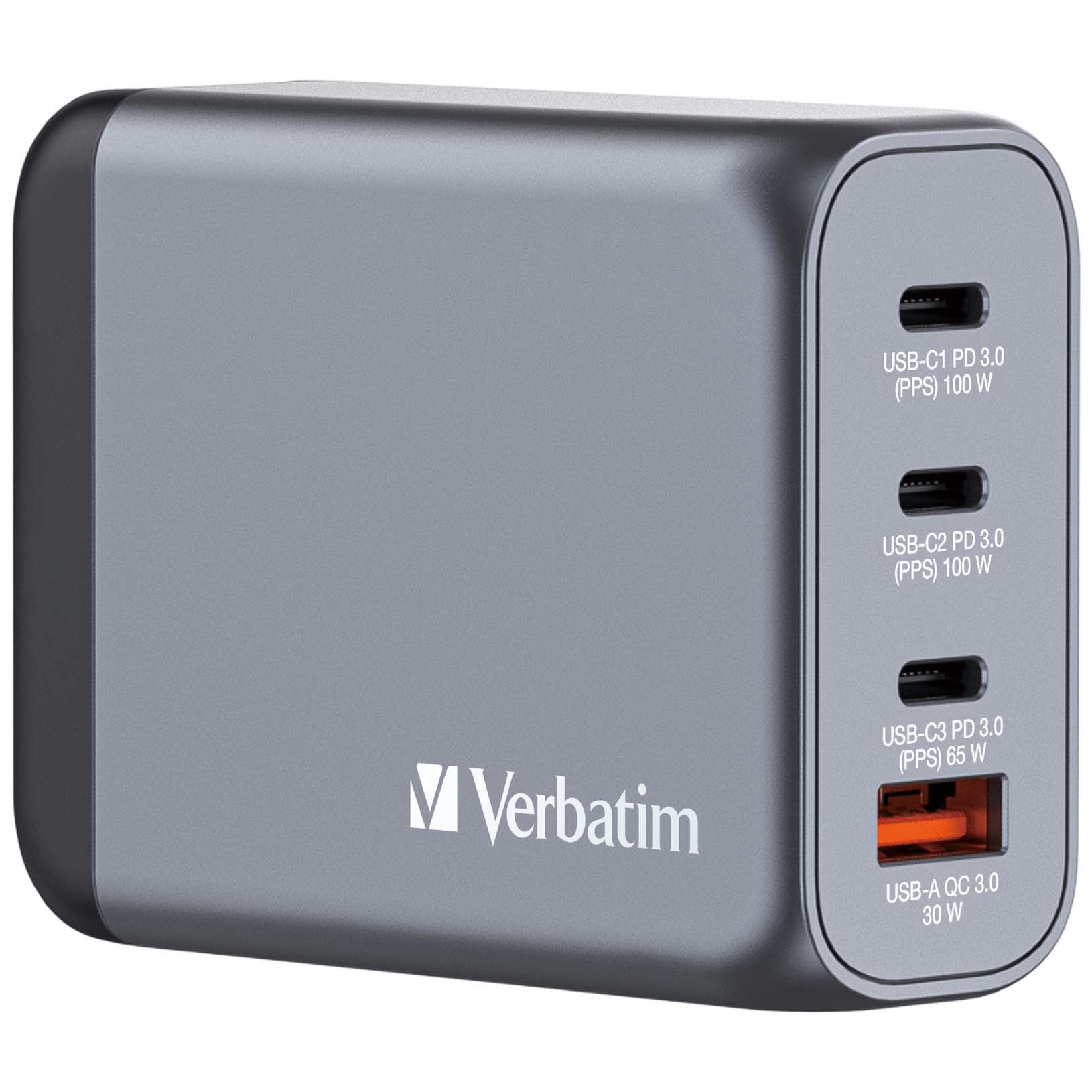 GNC-100 GaN Charger 4 Port 100W USB A/C