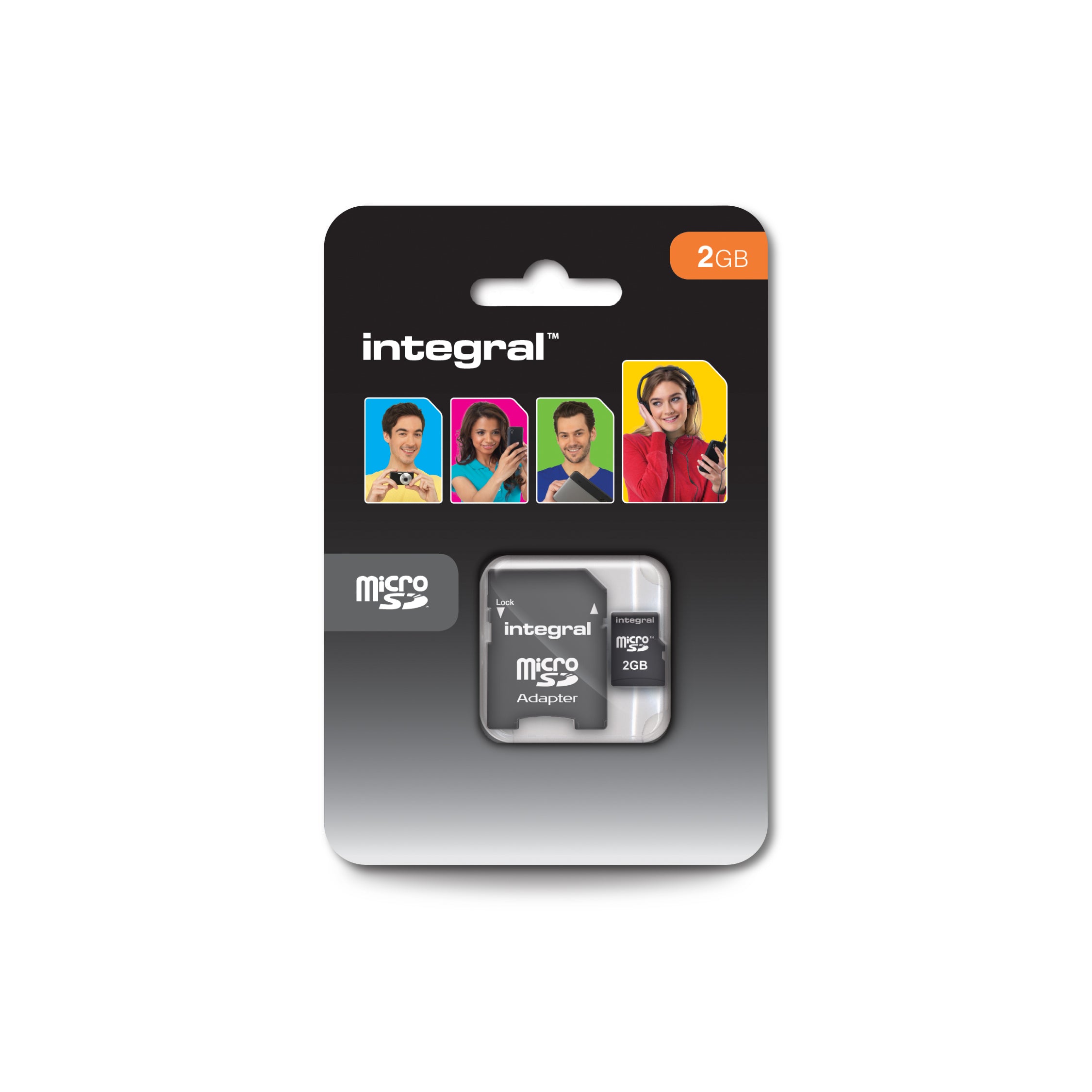 Micro SD Card 2GB w/Adapter to SD Card
