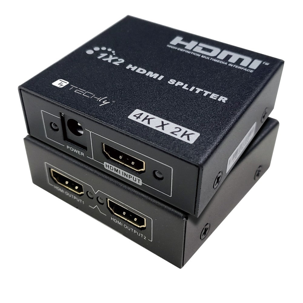 Techly IDATA HDMI-4K230 Répartiteur HDMI 1.4 4K@30Hz 1x2 actif