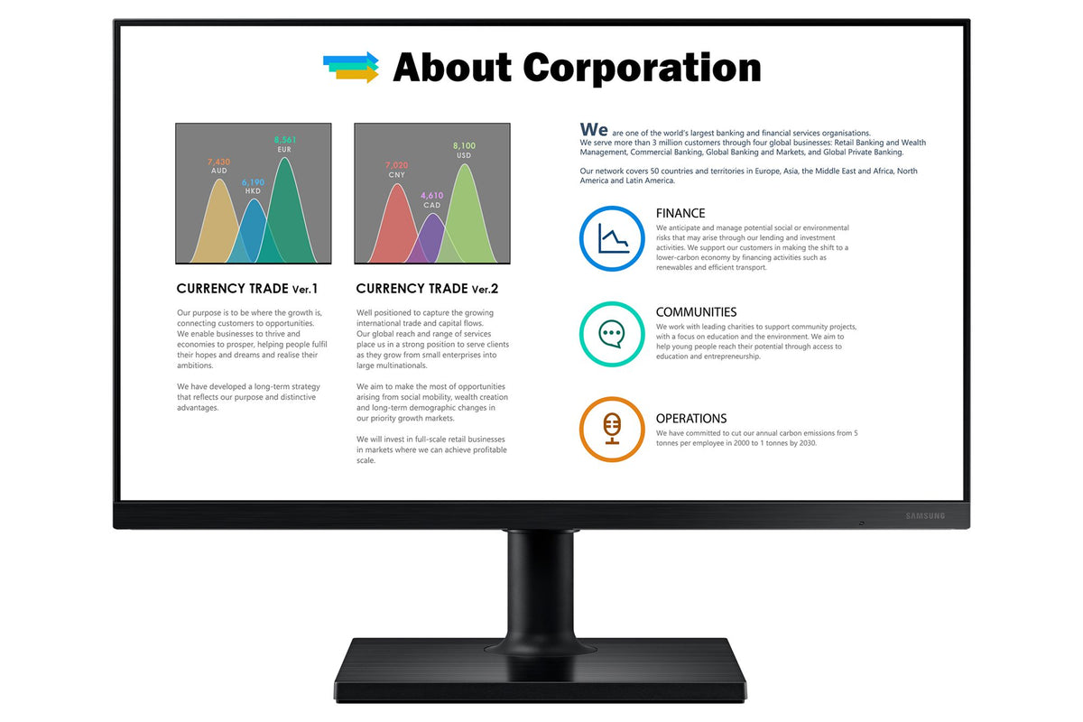 LF24T450FQRXEN24"LED IPS FHD DP HDMI USB