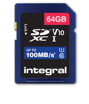 64GB SDXC CL10 UHS1 U1 V10