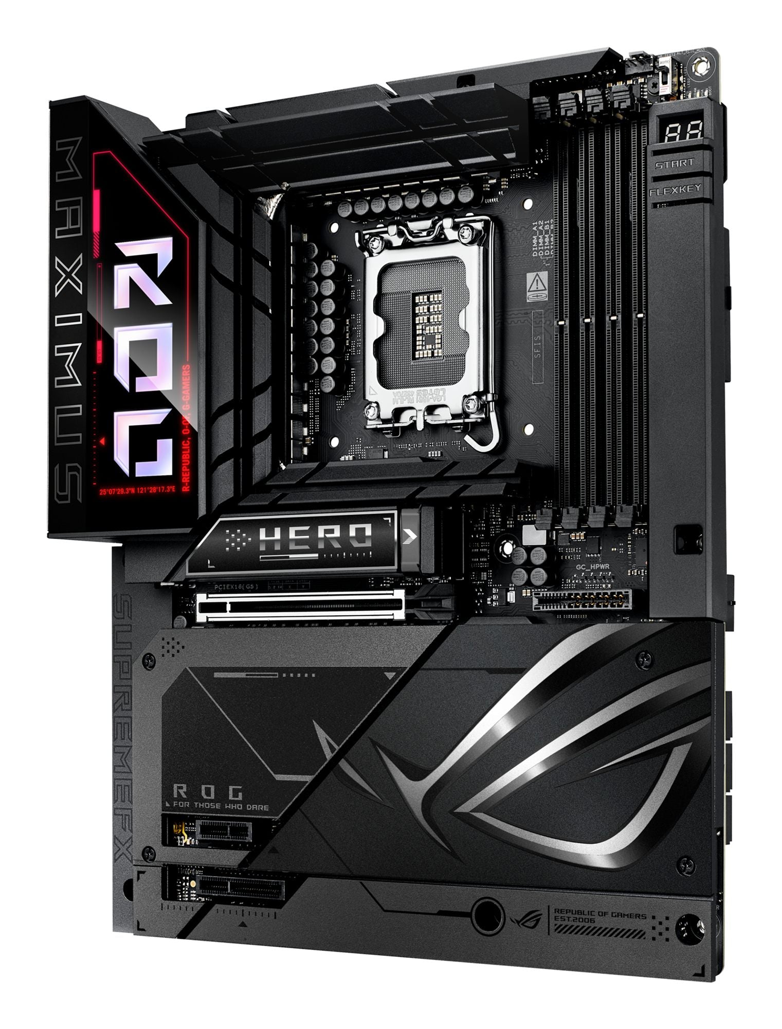 ASUS ROG MAXIMUS Z890 HERO BTF LGA 1851 DDR5 ATX motherboard 1xHDMI 2xThunderbolt 6xM.2 4xSATA