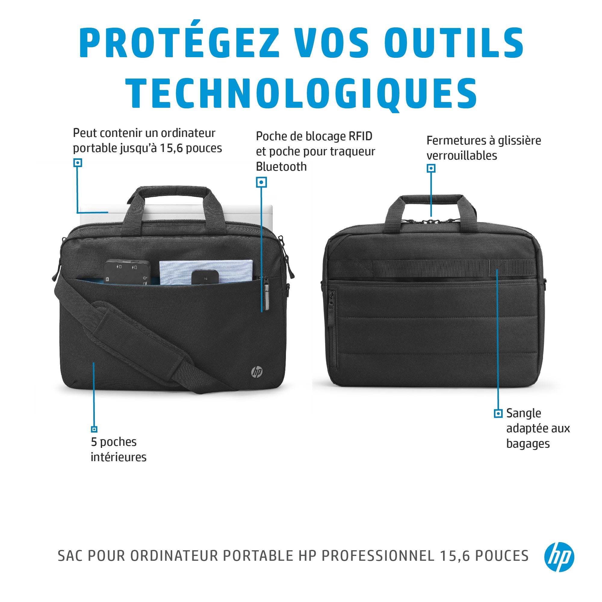 HP Prof 15.6 Laptop Bag