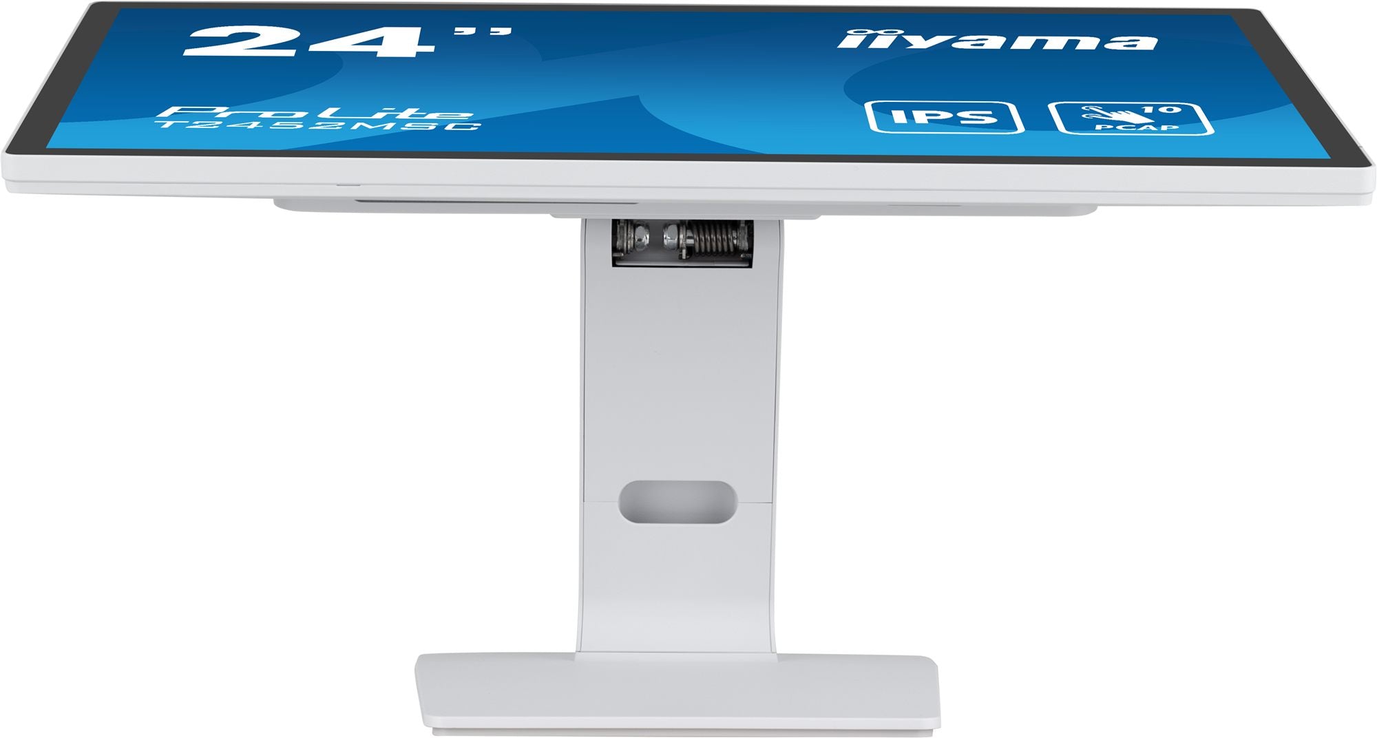 iiyama ProLite T2452MSC-W1 écran plat de PC 61 cm (24") 1920 x 1080 pixels Full HD LCD Écran tactile Multi-utilisateur Blanc