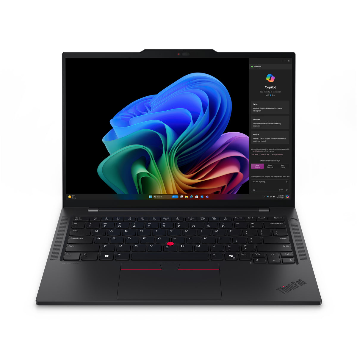 LENOVO ThinkPad - T14s - G6 - 14" WUXGA - Tactile - Qualcomm - Snapdragon X Elite - W11Pro - 32Go RAM - 1To SSD - Copilot+ PC