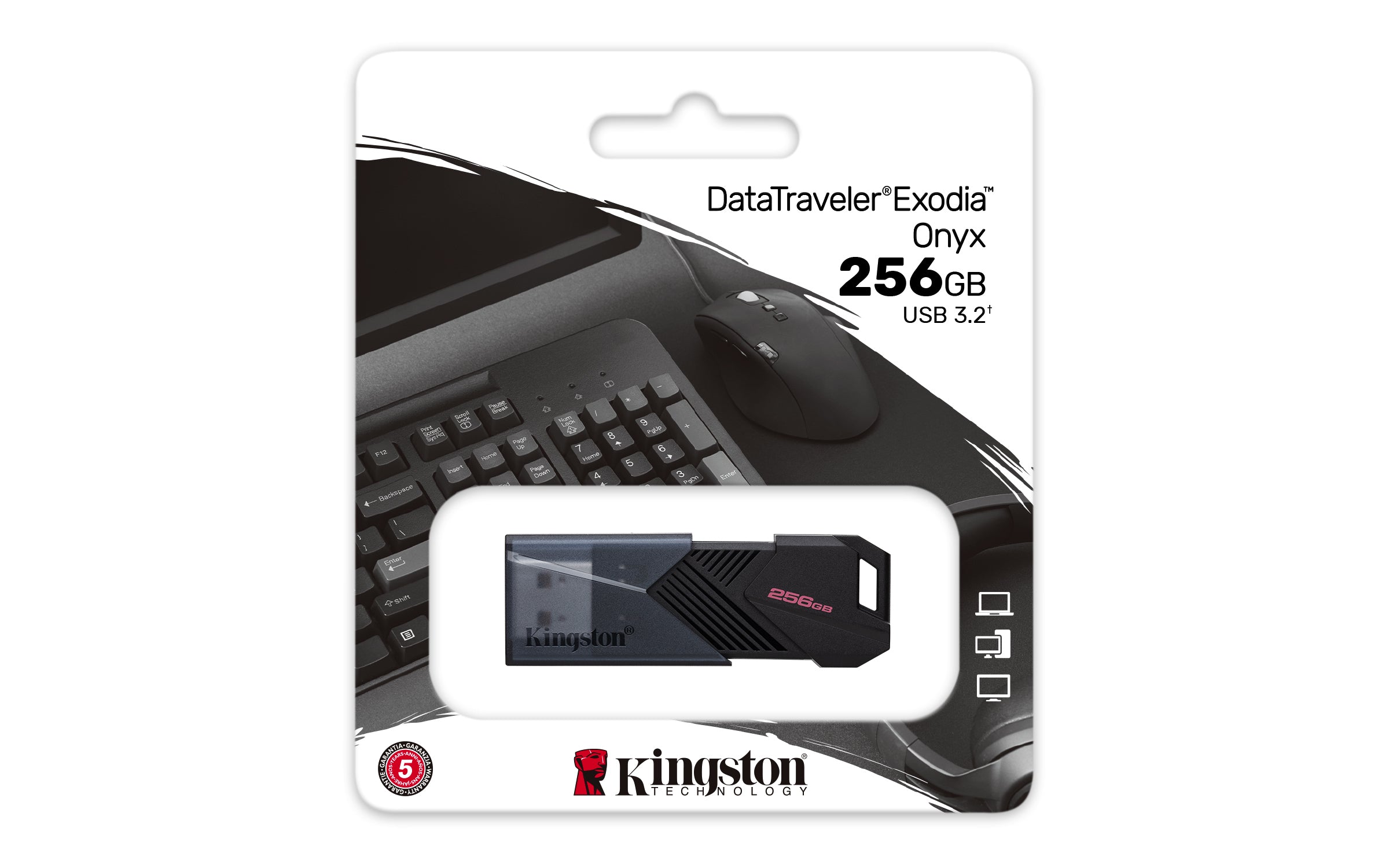 KINGSTON 256Go DataTraveler Exodia Onyx