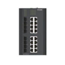 D-LINK DIS-310G-24X 24-Port Gigabit Industrial Managed Switch 4x 10G SFP+ 4x SFP
