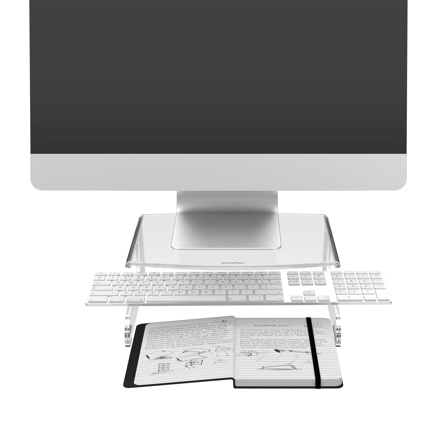 DATAFLEX Support à poser 44550 - 1 écran