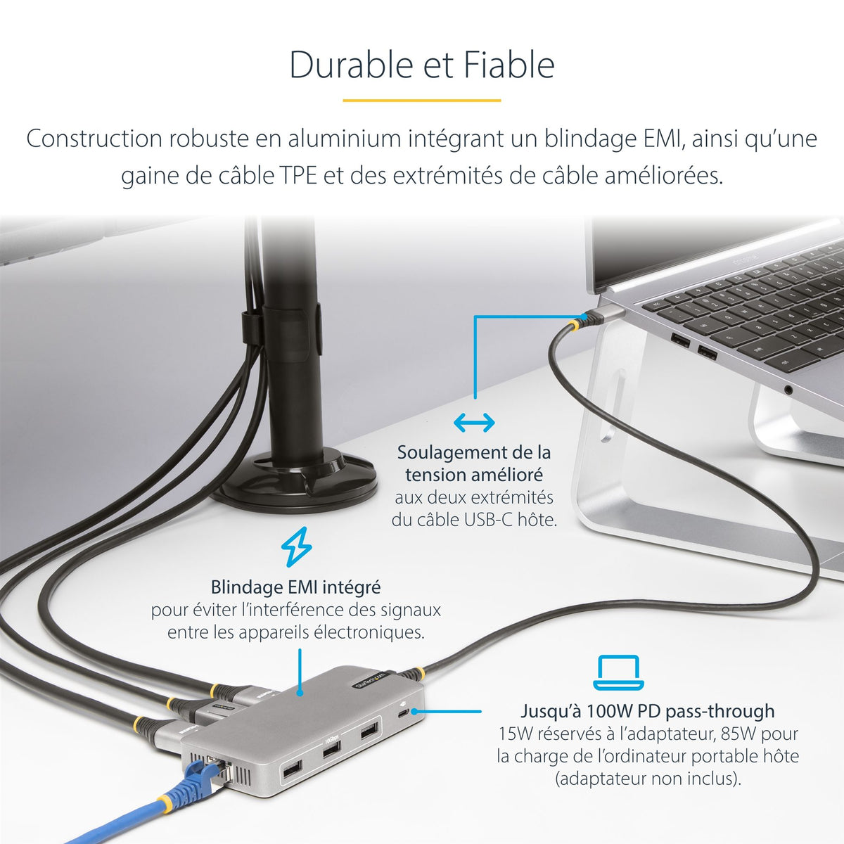 USB-C Triple-Monitor Multiport Adapter