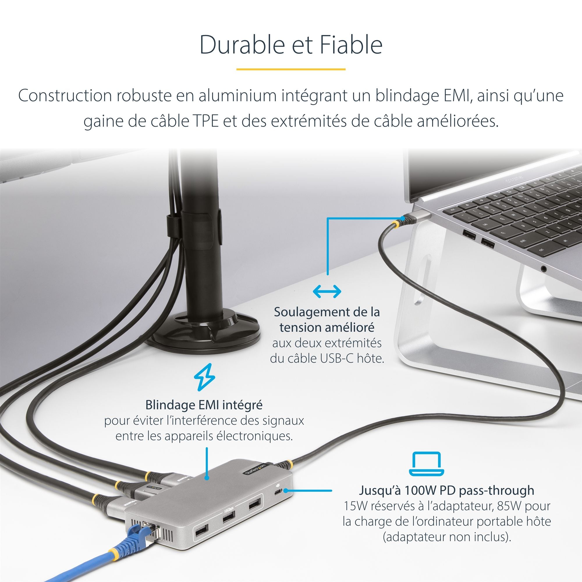 USB-C Triple-Monitor Multiport Adapter