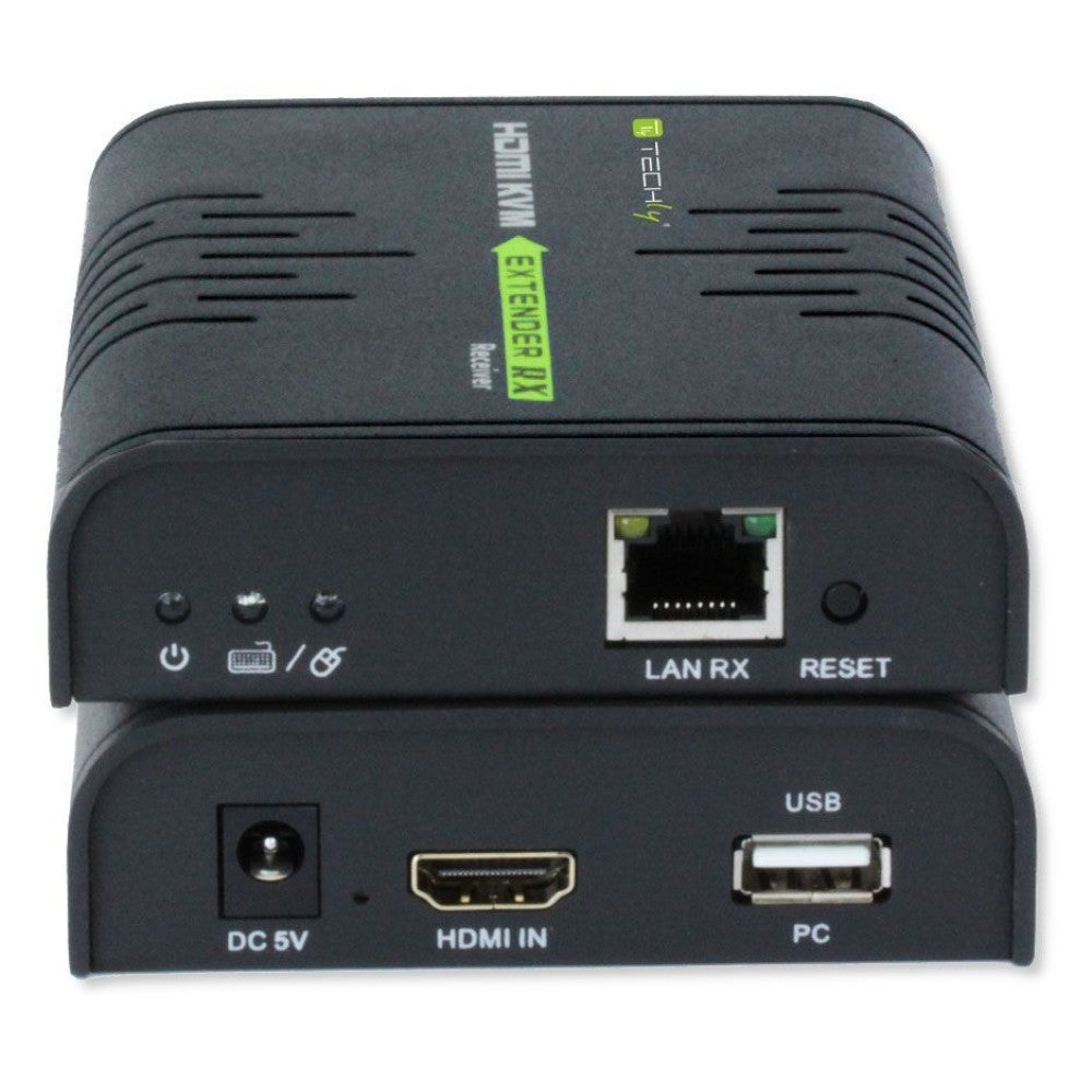 Techly IDATA HDMI-KVM2 Extendeur KVM HDMI/USB 1080p60Hz jusqu'a 120m sur câble Cat6