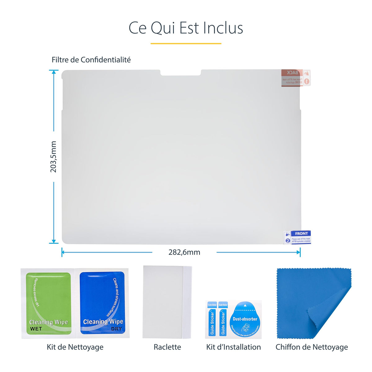 4-Way Privacy Screen 13" Surface Pro