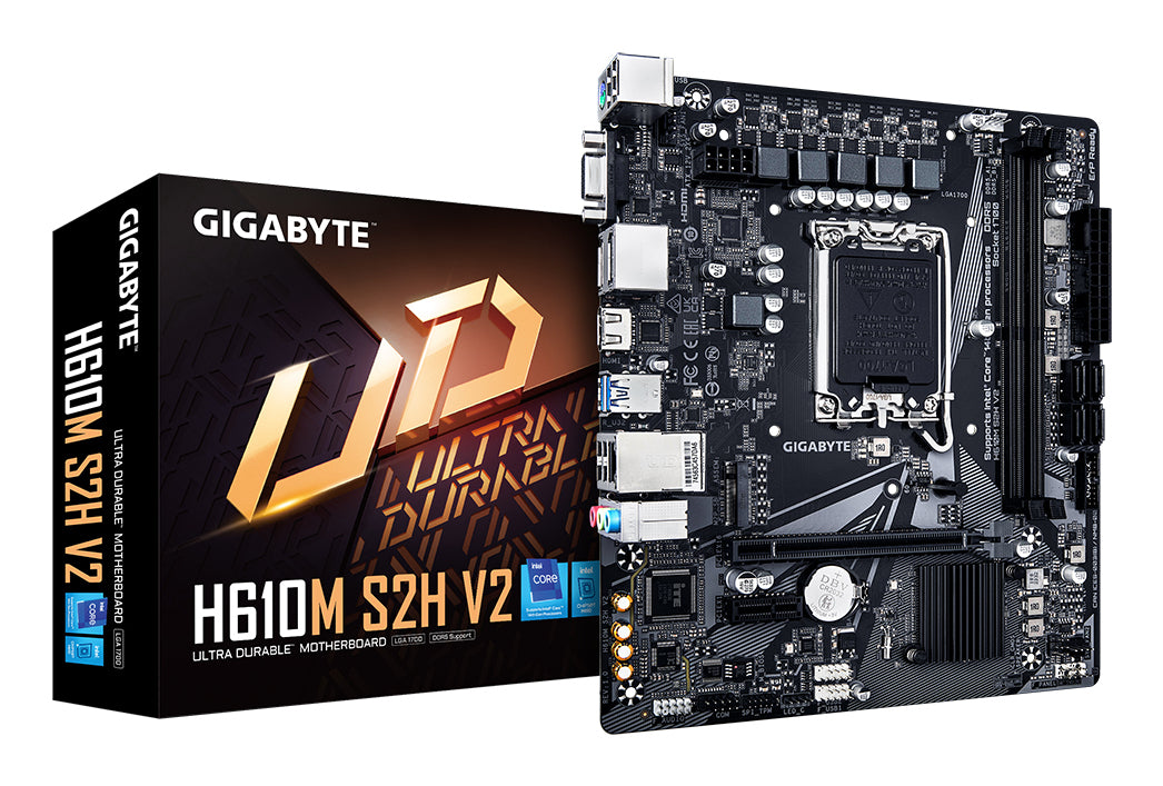 GIGABYTE H610M S2H V2 carte mere Intel H610 Express LGA 1700 micro ATX