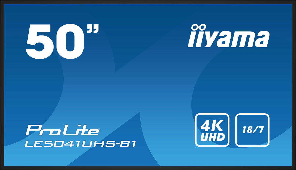 IIYAMA- Afficheur professionnel 50" LE5041UHS-B1