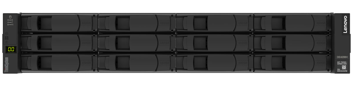 LENOVO ISG ThinkSystem DE4200H 64Go Cache HICless Hybrid Flash Array 2U12 LFF
