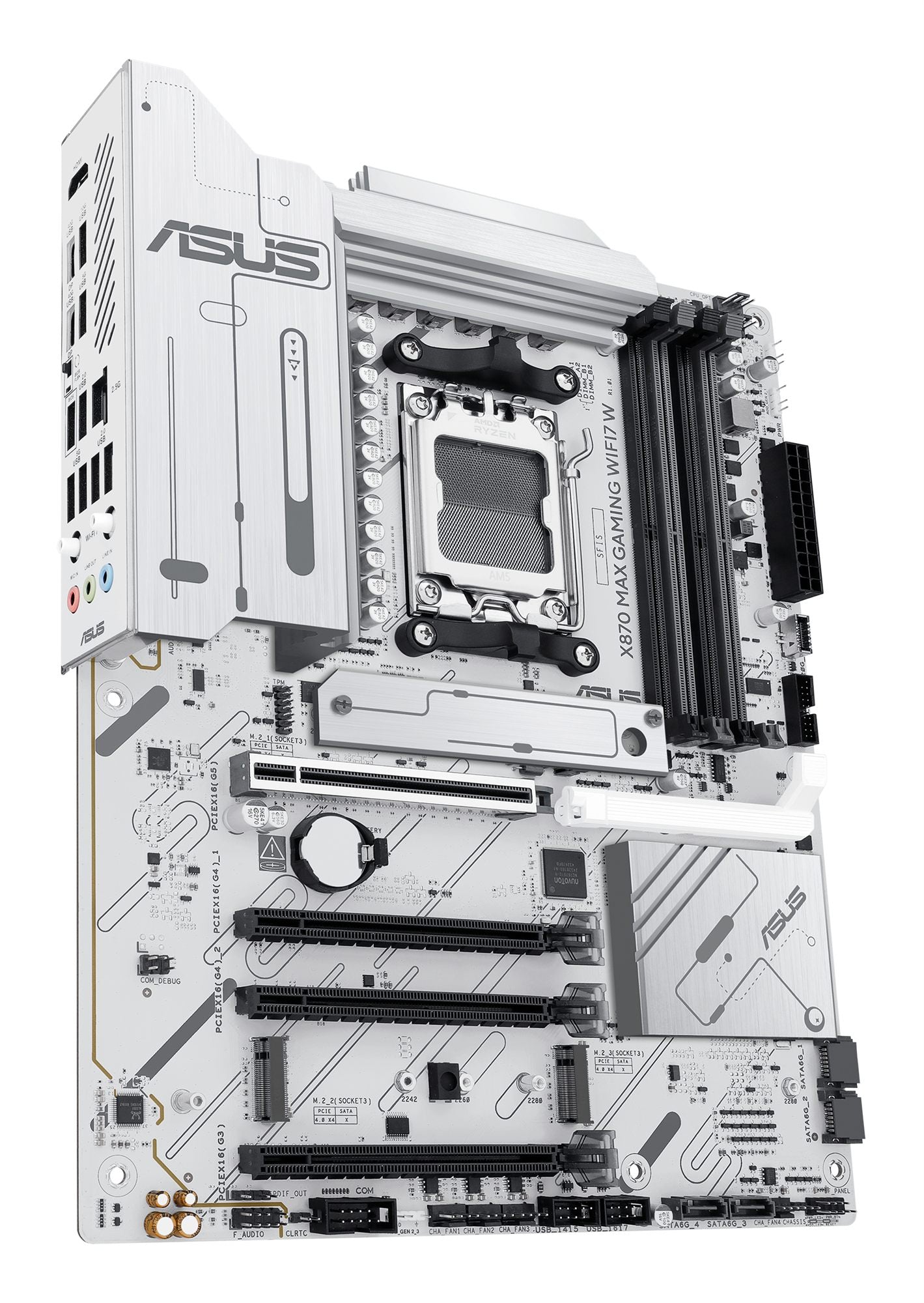 ASUS X870 MAX GAMING WIFI7 W AM5 MB 4xDDR5