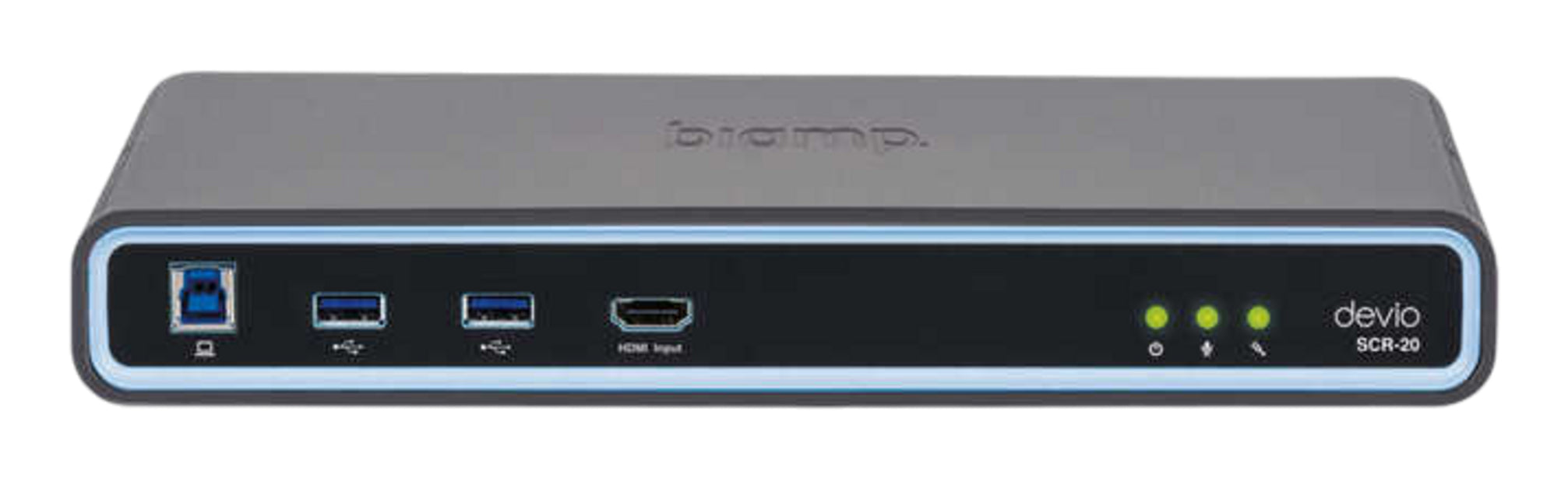 Biamp Conferencing hub and microphone; includes Devio SCR20 hub and one TCMXEX ceiling microphone Black (quantity 111)