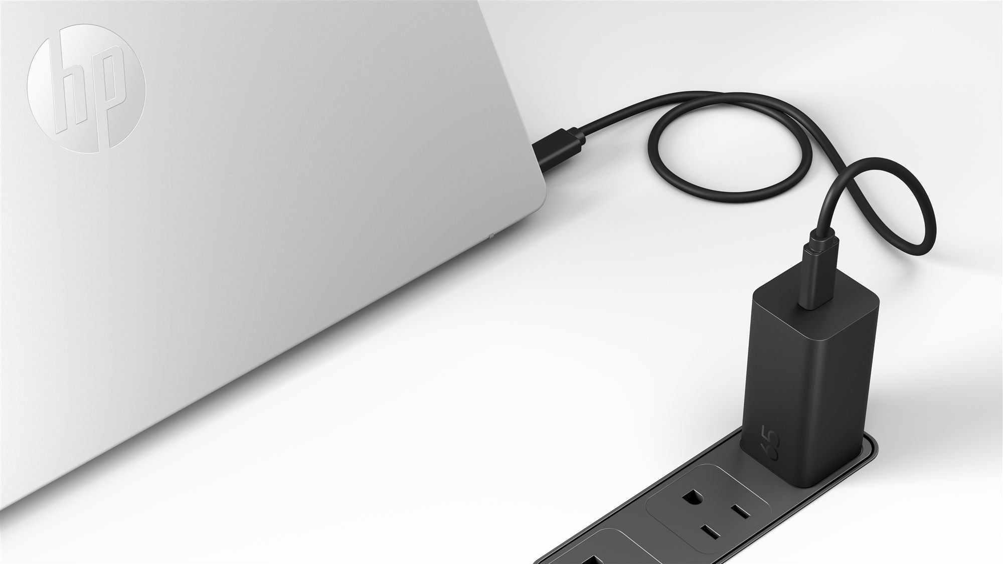 HP 65W GaN Wall CHRGR EMEA-INTL EN Loc-E