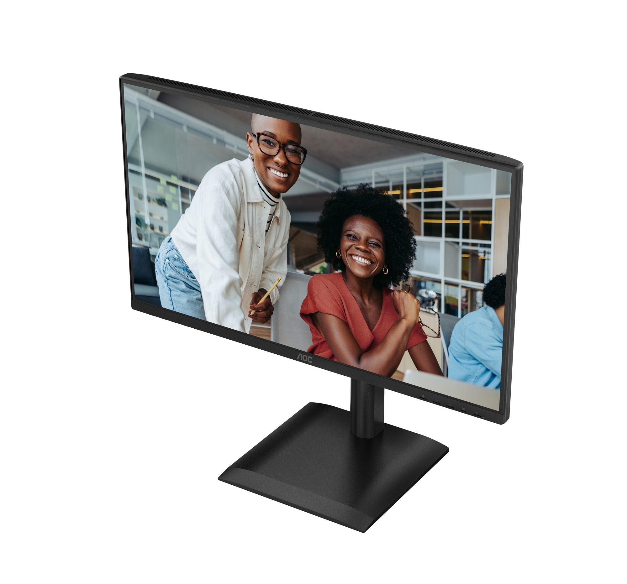 AOC 24E4CV - Écran LED - 24"-1920 x 1080 Full HD @ 120 Hz - IPS - 300 cd/m² - 1500:1 - 4 ms - HDMI, DP, USB-C - HP - GAR 5 ans