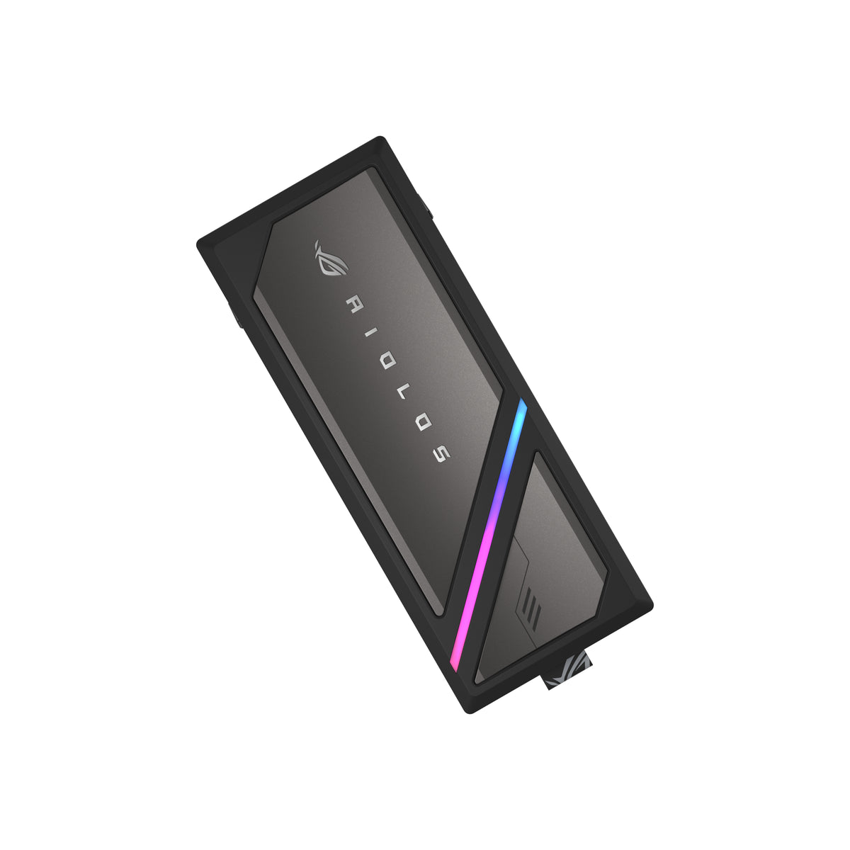 ASUS ROG Strix Aiolos M.2 NVMe SSD Enclosure USB 3.2 GEN2 Type-C 20Gbps Aura Sync RGB