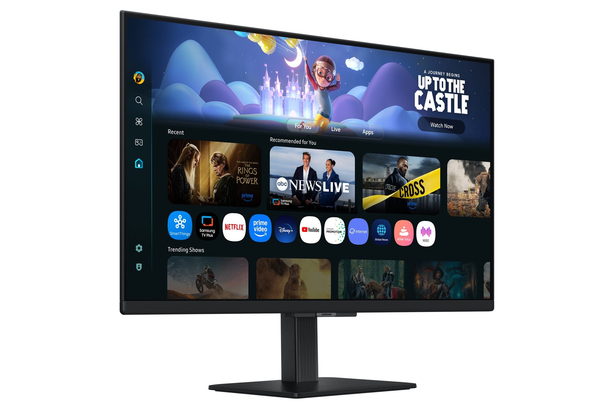 SAMSUNG LS27FM500EUXEN 27p FHD Smart Monitor M50F IPS Panel 60Hz Game Mode Eye Saver Mode & Flicker Free 2x HDMI