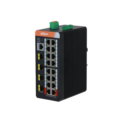 DAHUA- Switch industriel 16 ports PoE budget 240 W - DH-IS44