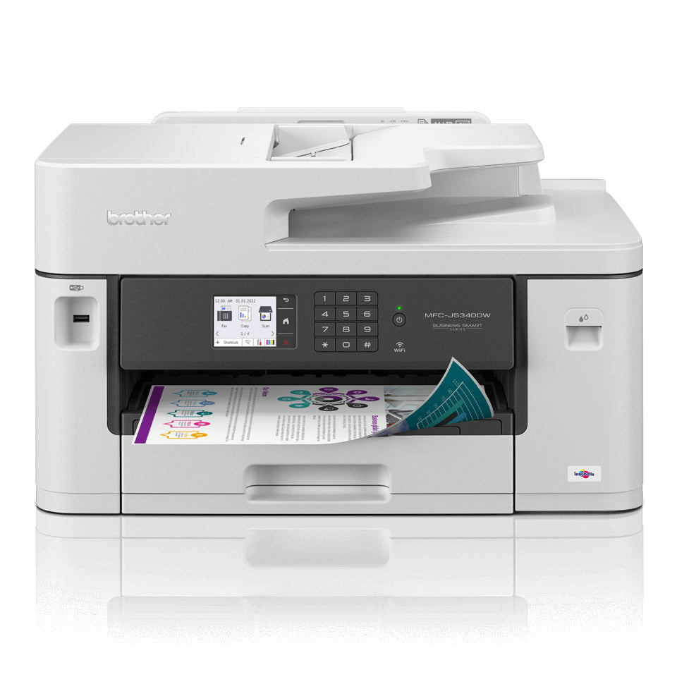 BROTHER MFCJ5340DWE A3 ECOPRO Inkjet Multifunction Printer 4in1 28/21ppm 1200x4800dpi
