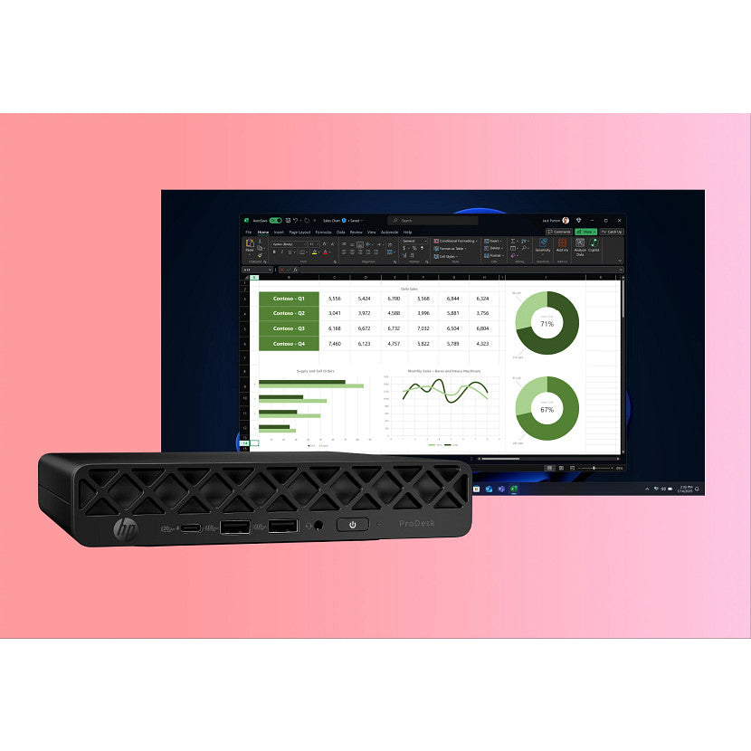 HP Pro Mini 400 G1i Intel Core Ultra 5 225T 8Go 256Go SSD UMA W11P 3/3/3 Smartbuy