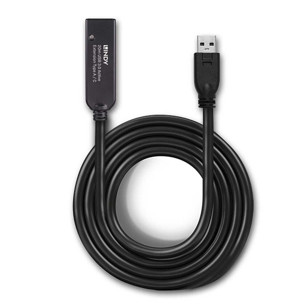 LINDY 20m USB 3.0 Active Extension Type A to C