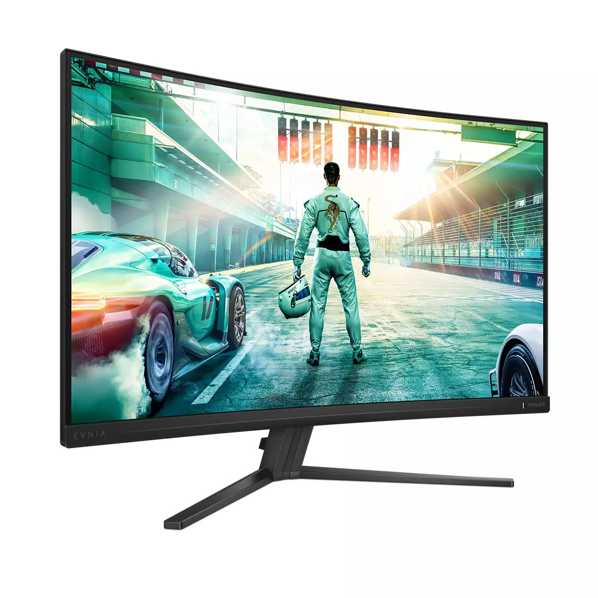 PHILIPS Evnia 3000 32M2C3500L - Ecran Gaming incruvé - 32p - 2560 x 1440 QHD 180 Hz - VA - 300 cd/m² -3500:1 - HDR10 - 2xHDMI DP -