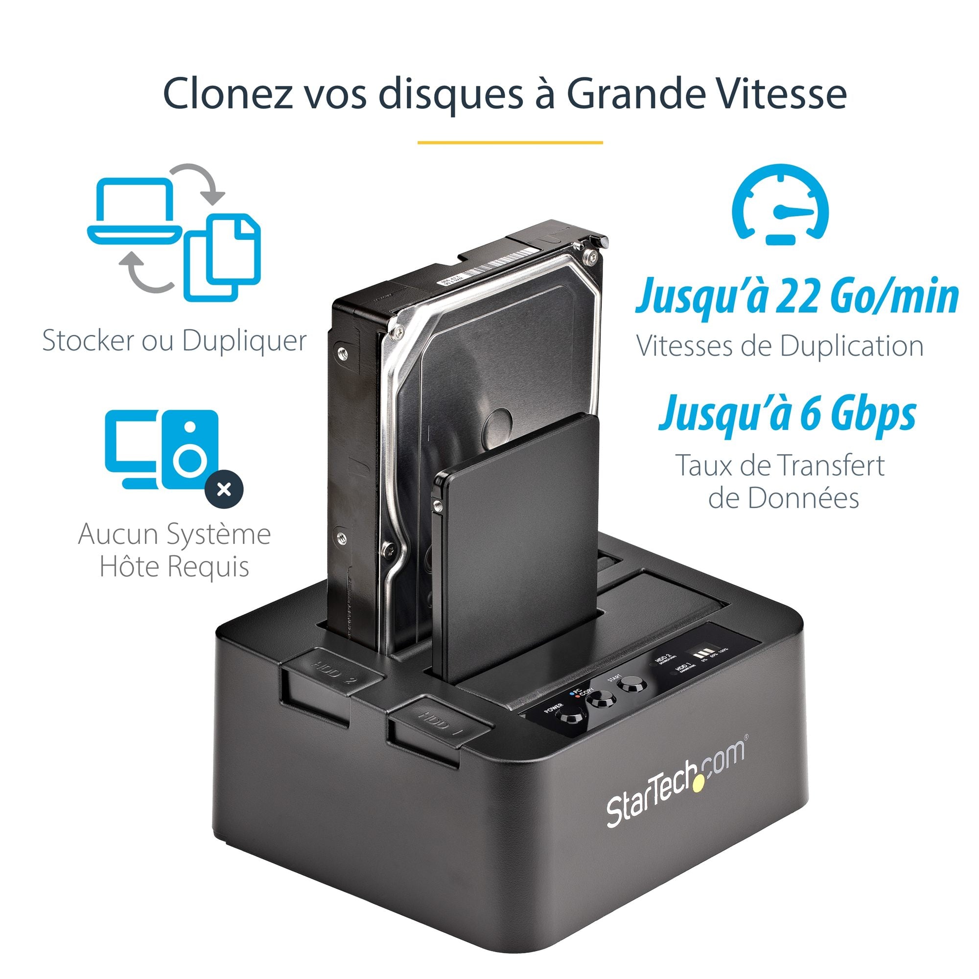 USB 3.1 HDD Duplicator Dock SSD/HDD