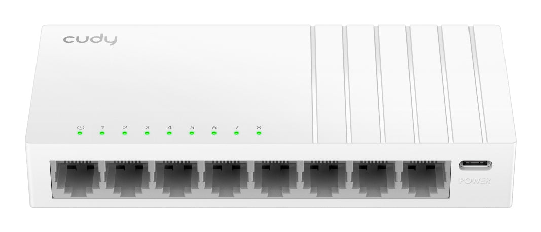 Cudy FS108D commutateur réseau Non-géré Fast Ethernet (10/100) Blanc
